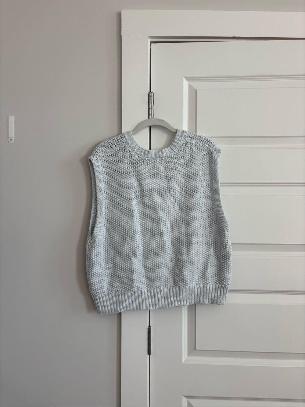 Women's Light Blue Knit Blouse